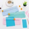 Cortador de papel hecho a mano, cortador de papel para manualidades seguro para niños, cortador de papel macaron, cortador de papel pequeño y portátil