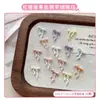 Joyería para Uñas de Moño Resina Tallado Suave Lazo de Cinta Lazo de Corbata Popular en Internet Color Macarrón Armadura de Vestir Diy Accesorios