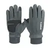Guantes Calientes para Hombre, Guantes de Invierno de Forro Polar, Guantes Engrosados a Prueba de Viento y Resistentes al Frío, Guantes con Pantalla Táctil para Deportes de Ciclismo
