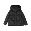 Chaqueta de plumón para niñas Yuan Yuan Princess Three-Proof Invierno 2026 Nueva Corta Engrosada Cálida con Capucha Acolchada Ropa Infantil