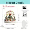 Rueda de la Fortuna Árbol de Navidad Acrílico Plano 2D Adornos Decorativos para el Hogar Sala de Estar Estudio Escritorio