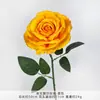 Rosa Elsa artificial de un solo tallo, flor falsa para decoración de bodas, arreglo floral de alta gama, flor de plástico para arreglo floral DIY