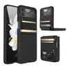 Aplicável à capa protetora de couro Samsung Zflip4 capa protetora Zflip3 moda personalizada proteção flip
