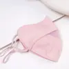 Mascarilla Cálida Tridimensional para Mujeres en Invierno, Engrosada con Terciopelo para Prevenir el Frío, Pequeña y de Aspecto Elegante, Transpirable con Protección Ocular, Antiviento