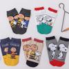 Calcetines nuevos lindos de dibujos animados, calcetines casuales coreanos para mujer, calcetines pequeños de crayón, nuevos calcetines poco profundos, venta al por mayor
