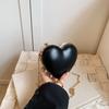 Mini Bolso Clip en Forma de Corazón Mujer 2024 Primavera y Verano Nuevo Corazón de Niña Personalidad Cadena Bolso de Amor Trendy