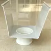 Sistema de Drenagem de Água da Chuva para Calha de Plástico PVC, Calha de Telhado, Tubo de Drenagem Conectado a um Vaso de Plantio em Forma de U