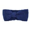 Diadema de lana tejida con lazo de color sólido para niños, estilo europeo y americano, gran oferta, accesorios para el cabello de bebé, diadema cálida