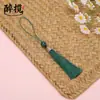 Exquisitas cuentas borlas pequeñas con sombrero borlas colgantes pequeñas nudo chino bolsas Hanfu marcapáginas accesorios venta directa de fábrica al por mayor