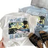 Camiseta de Verano de Manga Corta para Niños Muye, Ropa Infantil Huzhou Zhili, Top Elegante y Versátil para Bebés, Ropa de Moda para Niños y Niñas