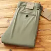 Pantalones Largos de Seda de Lujo Ligero Deslizante de Seda de Morera Verano Finos Sin Planchar Rectos Casuales de Negocios para Hombre