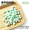 Pinza de Esponja para Uñas con Cuatro Garras de Acero Inoxidable para Recoger Piedras Preciosas, Circonitas y Diamantes; Bloque de Esponja Multifuncional