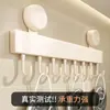 Gancho de Cozinha com Ventosa Personalizado, Sem Furos, Haste de Armazenamento Multifuncional, Suporte de Parede Integrado para Espátula e Colher