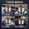 Freidora Especial Gruesa de Acero Inoxidable Artefacto para Papas Fritas Olla para Ahorro de Combustible Cesta para Freír Multifuncional para el Hogar Olla Profunda Cocina de Inducción Gas