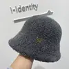 Nuevo Estilo Coreano Lazo Etiqueta Metálica Invierno Engrosado Sombrero Cubo Mujer Cabeza Grande Muestra Rostro Sombrero Cubeta Pequeño Sombrero de Pescador