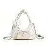Bolso de mano para mujer 2026 nuevo de moda nicho súper popular casual bandolera de cadena bolso plisado