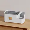 Caja de pañuelos caja de almacenamiento de escritorio para sala de estar, comedor, mesa de centro, simple y linda estilo nórdico almacenamiento de control remoto, multifuncional y creativa