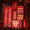 Venta al por mayor 2026 Año del Dragón Año Nuevo Parejas Rojas Chinas Personalización Uso en el Hogar Año Nuevo Carácter Fu Parejas de Primavera Personalización Parejas de Puerta Imprimir LOGOTIPO