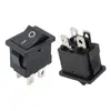 Interruptor Tipo Barco 15*21 com Luz/Sem Luz 2 Pinos 3 Pinos 4 Pinos 6 Pinos Interruptor Basculante Ecológico Personalização Fábrica
