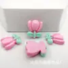 Desenho Animado Flor de Girassol Brilhante Tulipa Resina Acessórios diy Gel de Creme Capa de Celular Grampo de Cabelo Material
