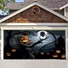 Fondo de Garaje de Halloween Tela Colgante Decorativa Personalidad Fiesta Combinación Tapiz Decorativo Tela Transfronterizo Amazon Explosiones Fuente