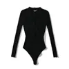 Mono de punto con cuello cruzado de diseño nicho para mujer, nuevo sexy de otoño 2025, ajustado, cuello en V, manga larga