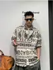 Camiseta de manga corta T-shirt moderna holgada para hombre 2025 verano nueva casual americana versátil camisa popular de moda para hombre