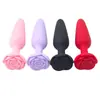 Tapón Anal de Silicona Rosa Tapón Anal Colorido Dilatador Anal Juguetes Sexuales para Adultos Masturbación Coqueteo Productos Sexuales