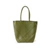 Bolso Cubo de Lujo Ligero y de Gama Alta en Piel Genuina Bolso Tejido Bolso de Piel de Vaca de Primera Capa Curtida al Vegetal Bolso de Mano para Mujer Bolso de Hombro para Viajes