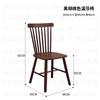 Juego de Mesa y Sillas de Madera Maciza Estilo Western Americano, Mesa y Sillas de Comedor de Cafetería Vintage, Mesa y Sillas para Restaurante de Postres y Té con Leche