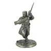 Cobre Blanco Retro Modelo de Guerrero Soldado Medieval Europeo Hecho a Mano Piezas de Ajedrez para Juegos de Mesa Adornos para el Interior del Coche Juguetes para Niños
