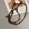 Funda Explosiva de Leopardo con Cuerda Cuadrada con Forma de Bolsa y Bola de Pelo Colgante de Cuerda de Leopardo para Teléfono Móvil