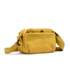 Bolsa transversal impermeável de estilo simples para mulheres, nova coleção de outono, versátil, leve, bolsa pequena casual com múltiplos zíperes, bolsa de ombro