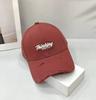 Nueva gorra de béisbol para mujer, estilo americano de lana gruesa versátil, estilo coreano rígida elegante que favorece el rostro, gorra de hombre con visera de pico de pato