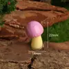 Racimo de Hongos Simulados, Paisaje en Miniatura Dibujos Animados Creativo Hongo Adorno de Regalo, Mini Accesorios DIY, Manualidades de Resina