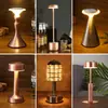 Luminária de mesa retrô para bar, luminária recarregável para mesa de jantar externa, luz ambiente de mesa, pequena luminária de noturnidade, luminária de atmosfera para mesa de jantar, luminária de mesa para bar, ferro