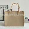 Fabricante de Bolsa de Feltro Atacado Pontual Bolsa Tote Grande Capacidade Pendular Decoração Cor Sólida Feltro Não Tecido Bolsa de Mão