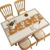 Toalha de Mesa Estilo Chinês Novo em Couro Sala de Estar Doméstico À Prova d'Água e Óleo Sem Lavar Base para Mesa de Centro de Madeira Maciça Toalha de Mesa Estilo Chinês Clássico