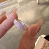 Anel de Lótus Esmaltado para Meninas, Novo Anel para Dedo Indicador Estilo Nacional Chinês, Temperamento Artístico Retrô, Presente para Namorada, Presente de Ano Novo