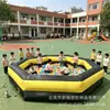 Cancha Gaga Inflable al Aire Libre Evento Deportivo Divertido para Niños Recinto Polígono Hexagonal Inflable Piscina de Pelotas Parque Infantil