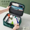 Bolsa portátil para medicamentos para viagens internacionais, bolsa de emergência portátil para início das aulas, bolsa para armazenamento de medicamentos de grande capacidade, caixa de primeiros socorros.