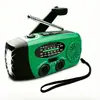 Radio de Manivela de Emergencia, Radio Meteorológica Portátil, Alimentada por Energía Solar, con Función de Alarma SOS
