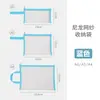 Bolsa Transparente de Mão para Arquivos A4 Bolsa de Documentos em Malha de Nylon Bolsa para Matérias de Estudante Arquivo de Escritório Armazenamento de Provas Bolsa para Lápis