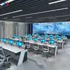 Consola de Operación de Centro de Comando de Monitoreo y Despacho Simple Moderna, Escritorio de Operación Pintado con Tecnología Avanzada, Escritorio de Computadora Personalizado
