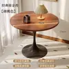 Mesa de comedor pequeña para apartamento mesa de balcón para el hogar mesa redonda tulipa mesa de comedor para tienda de té de leche mesa de negociación mesa redonda pequeña de restaurante