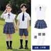 61 Disfraces de Actuación Infantil Uniformes de Clase de Escuela Primaria Conjuntos de Camisas de Verano para Niñas Camisas Estilo Académico para Niños Fotos de Graduación Uniformes de Jardín de Infancia