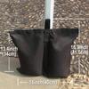 Bolsa de arena para carpa publicitaria exterior transfronteriza, bolsa de arena para carpa antivuelco, bolsa de arena fija para sombrilla, bolsa de arena a prueba de viento