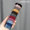 Diadema para Mujer, Estuche de Cuero de Nuevo Estilo, Banda Elástica Alta Negra para el Cabello, Accesorios para el Cabello, Liga para el Cabello, Goma Elástica, Cuerda para el Cabello para Adultos