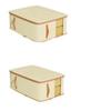 Caja de Almacenamiento de Ropa Caja Organizadora Artilugio Cesta No Tejida Gran Capacidad Impermeable y a Prueba de Polvo Caja de Almacenamiento Simple Esencial para Uso Doméstico
