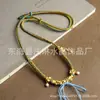 Cadena de suéter Xizang tejida a mano diy tejida thangka usable color Qianli Jiangshan collar colgante de cuello zachilam